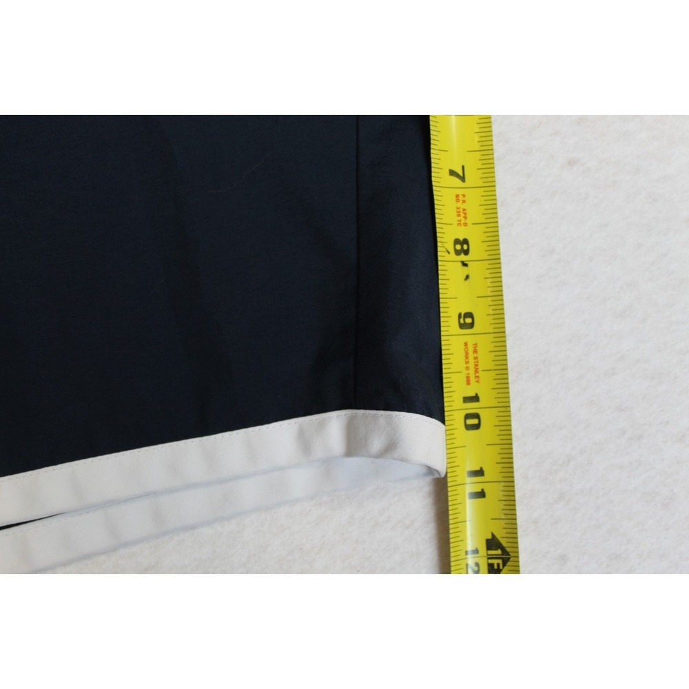 Nike Basketball Athletic Shorts Mens XL Navy Blue Mesh Lined Elastic Waist Swoos - Picture 6 of 10